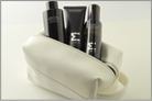 COSMENS LEATHER MIX POUCH
