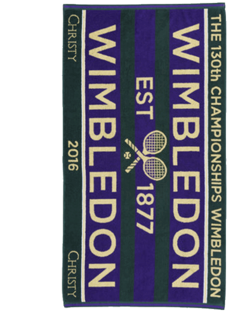 ウィンブルドン WIMBLEDON 2016 公式タオル CHRISTY社製