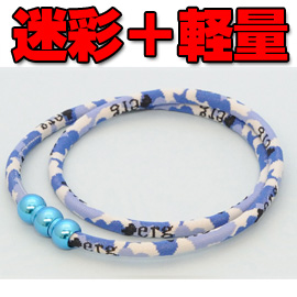 迷彩スポーツネックレス(ブルー)