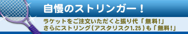 自慢のストリンガー！